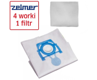 ZELMER Worki do odkurzacza SAFBAG 4+1  A494020.00 - 174059 - zdjęcie 1